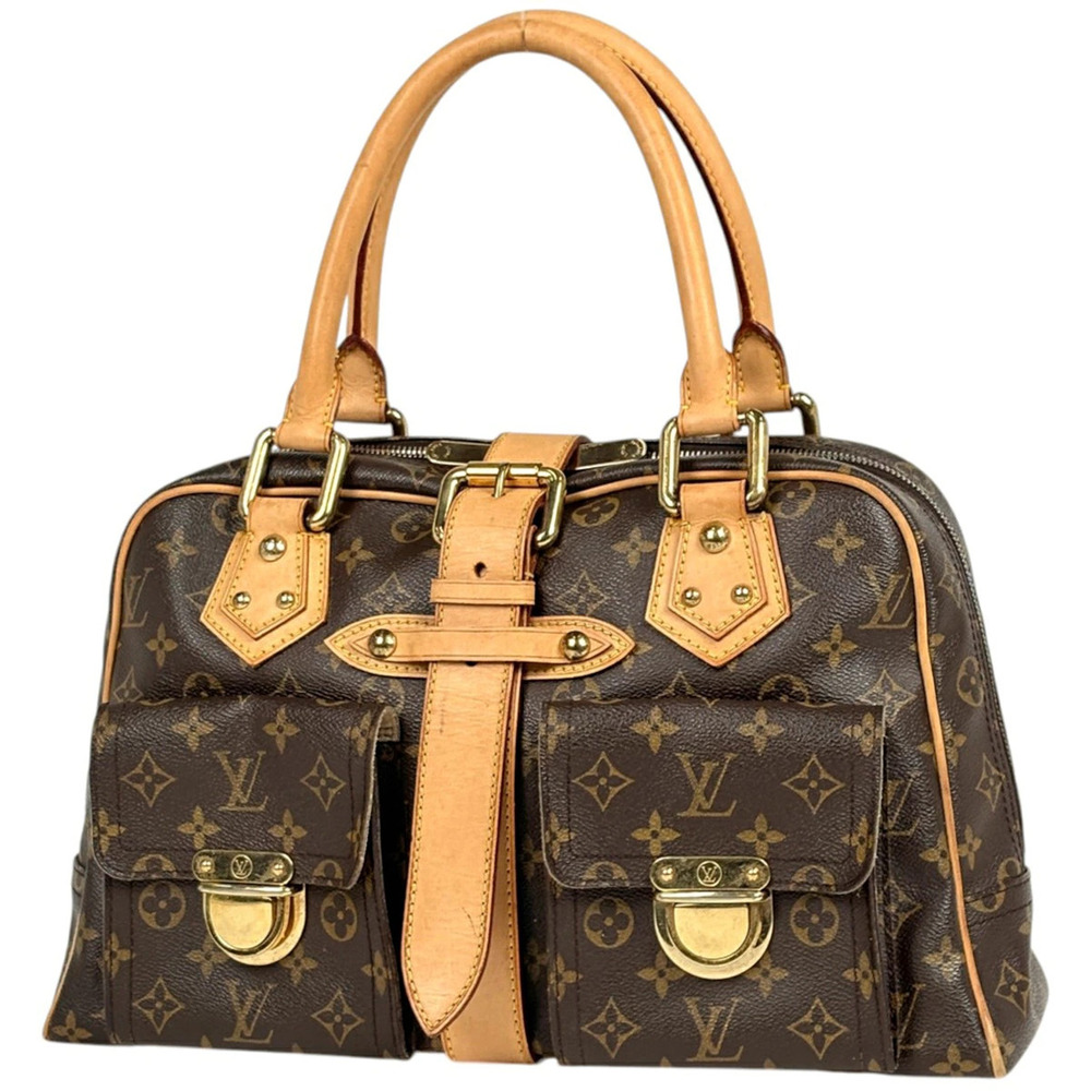 Louis Vuitton Manhattan Handbag Monogram Brown